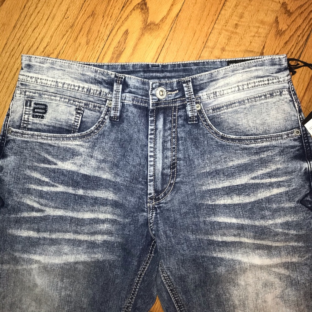 NWT BUFFALO ASH-X SLIM STRAIGHT LEG JEANS 30X32 - Picture 3 of 8